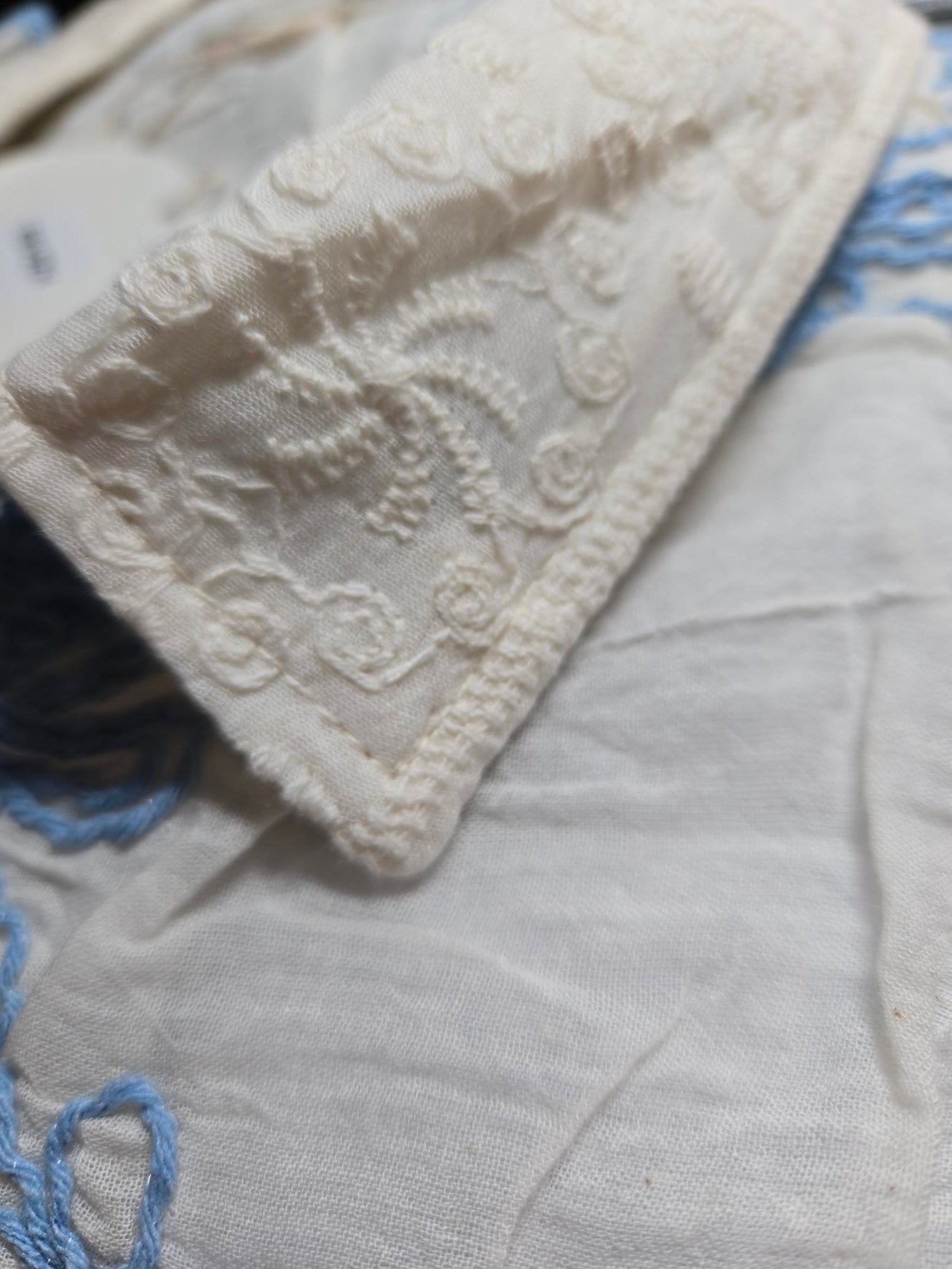 Willow Embroidered Top Blue