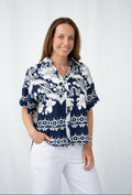 BLUE AND WHITE SHIRT