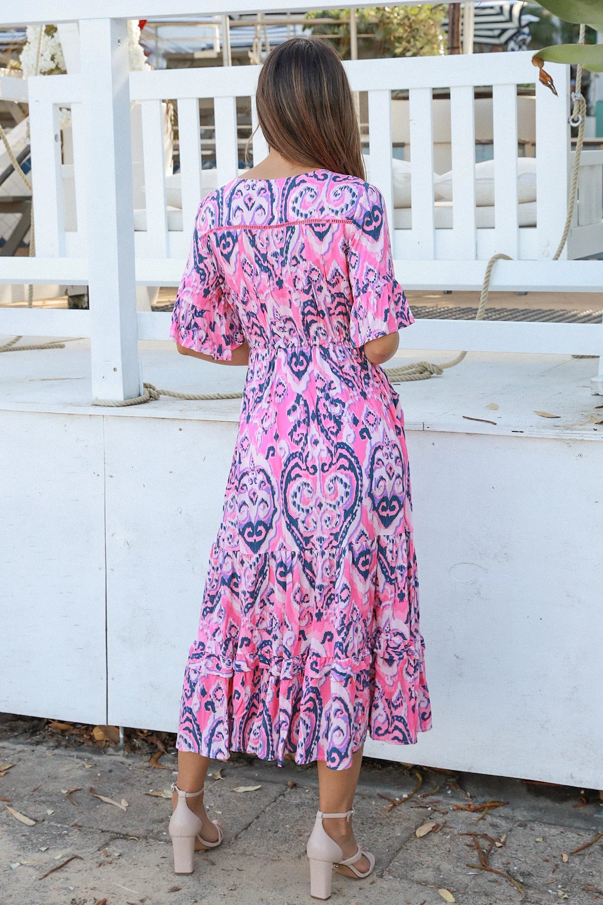 Chloe Midi Dress Sabrina Pink