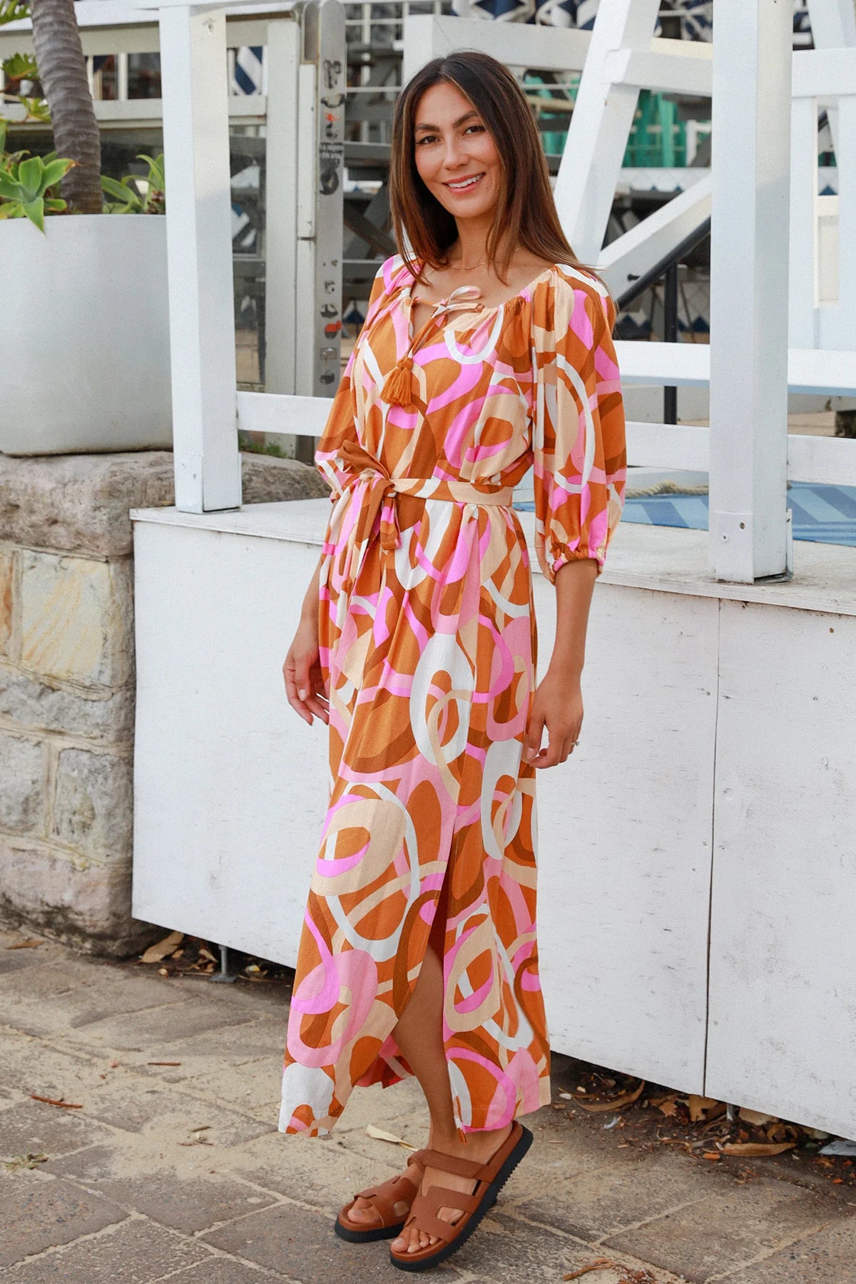 Tiffany V-Neck Maxi Dress