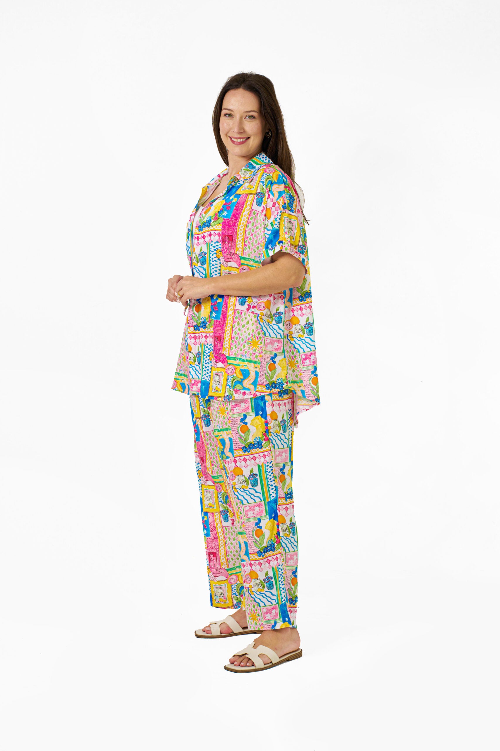 ESHAL SHIRT MULTI PRINT