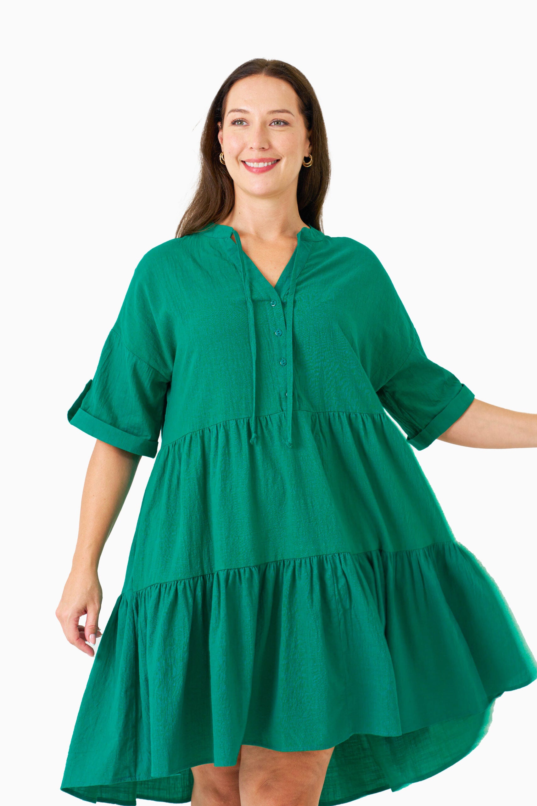 CAMACHO DRESS TEAL
