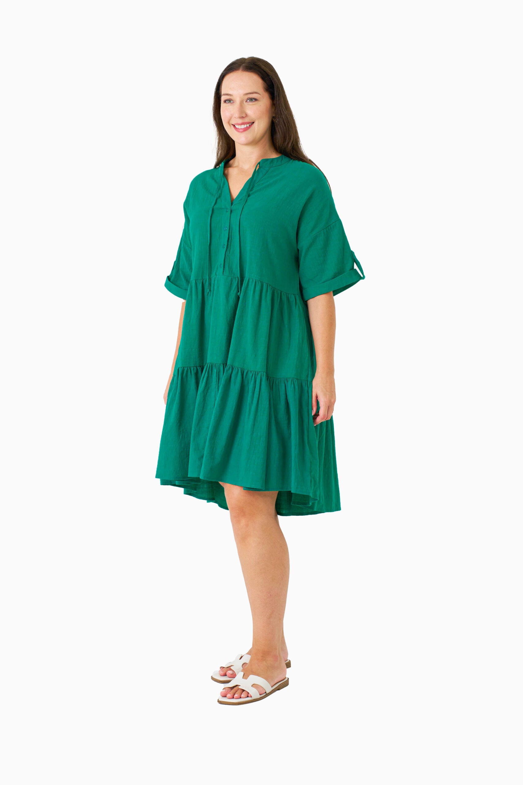 CAMACHO DRESS TEAL
