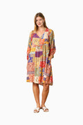 ANISHA DRESS MULTI PRINT