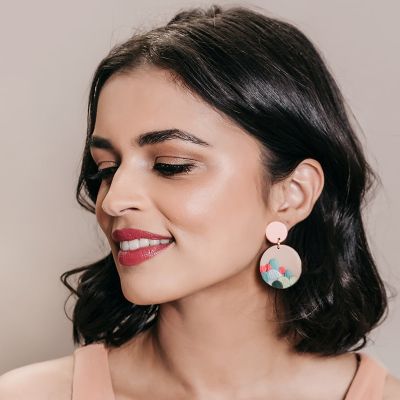 Coral Earrings