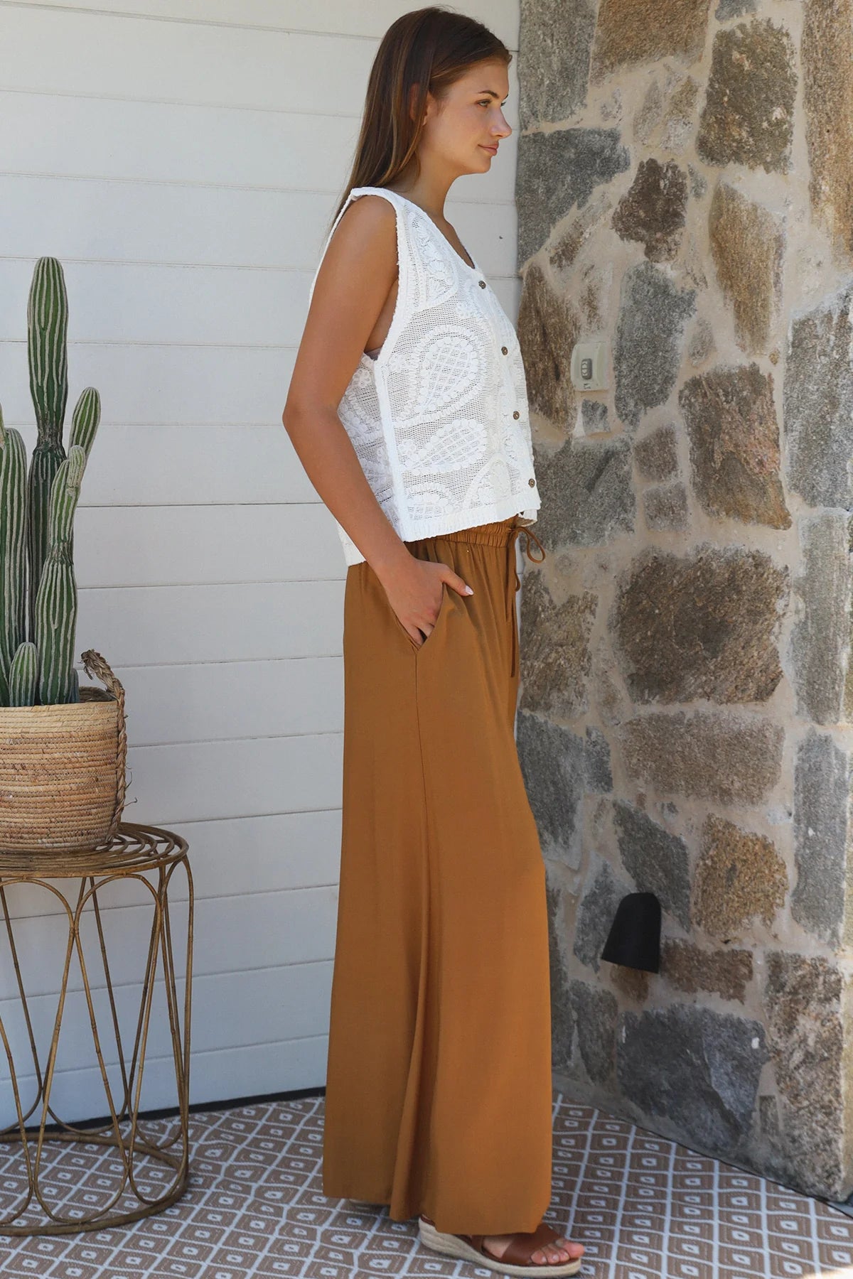 Esme Mustard Pants
