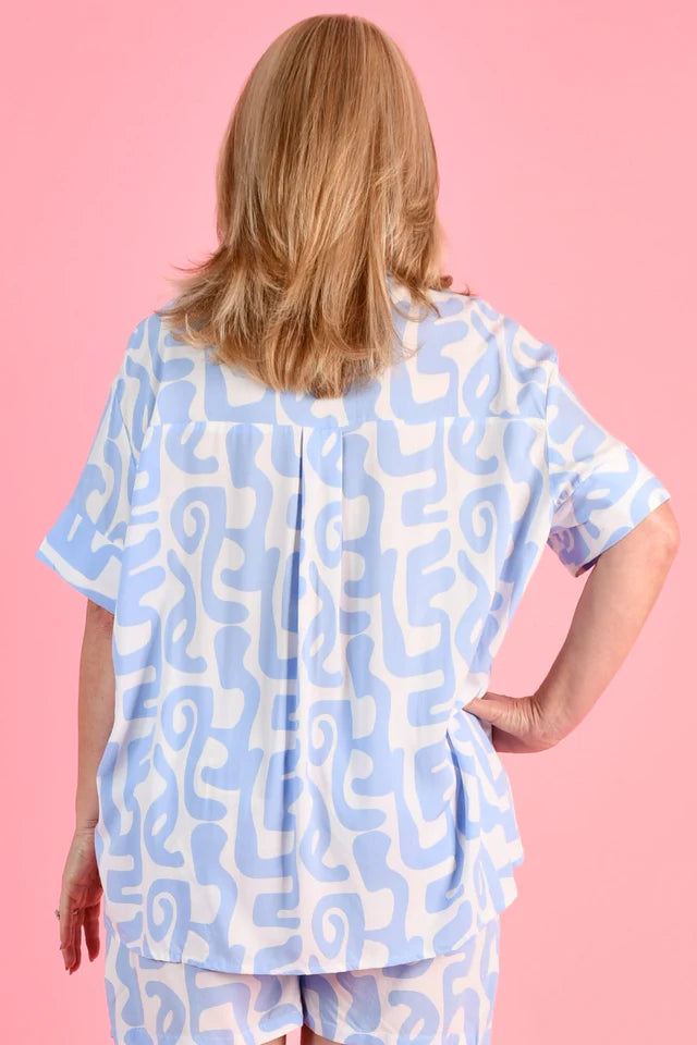 SAILING SHIRT - MODERN MUSE SEA