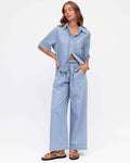 LIGHT WASH PULL ON PANT