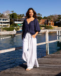 LINEN LOVE PANT White