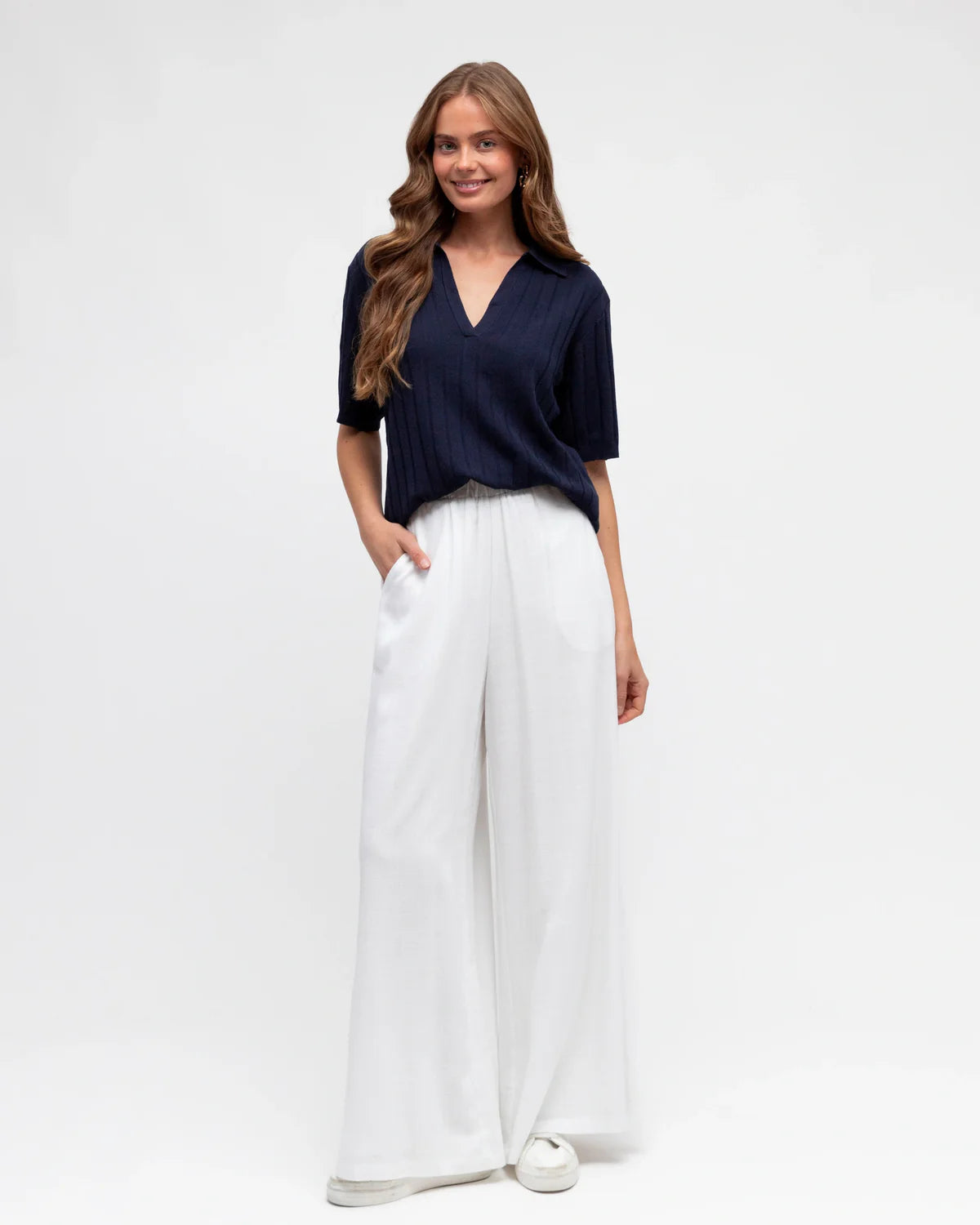 LINEN LOVE PANT White