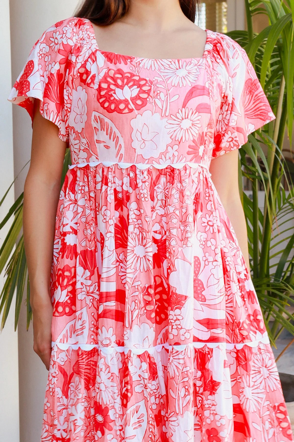 Colleton Dress Roary Coral