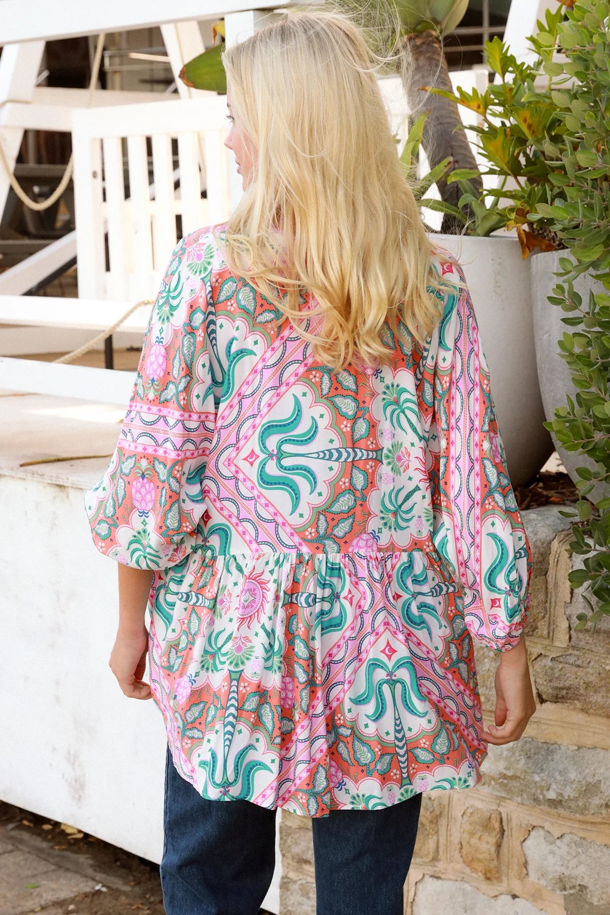 Caroline Top Luca Pink
