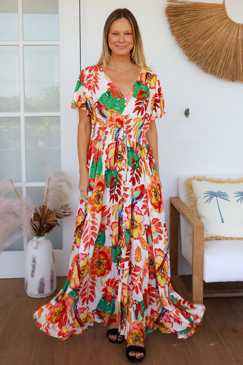 amora maxi dress Amora Strapless Smocked Maxi Dress No. 14