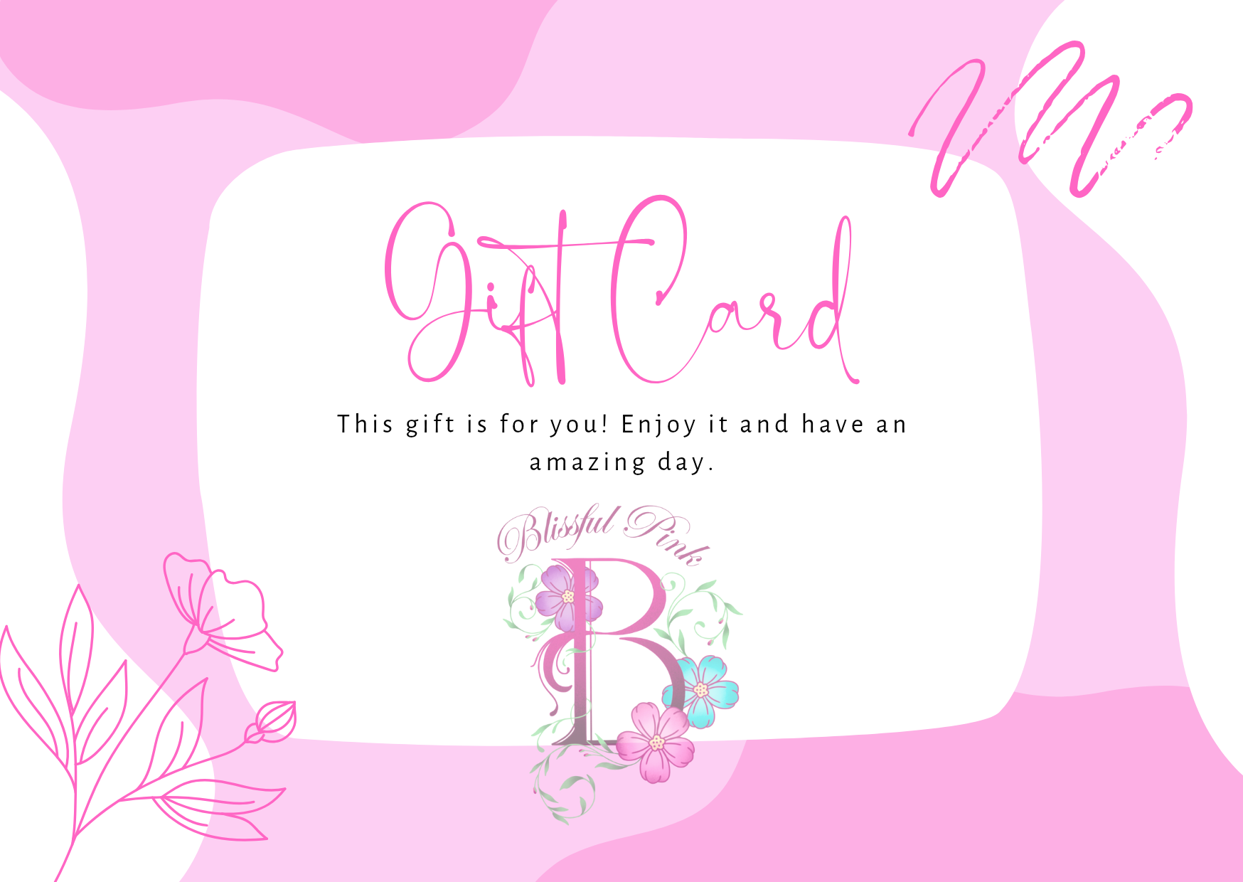 Blissful Pink Gift Card