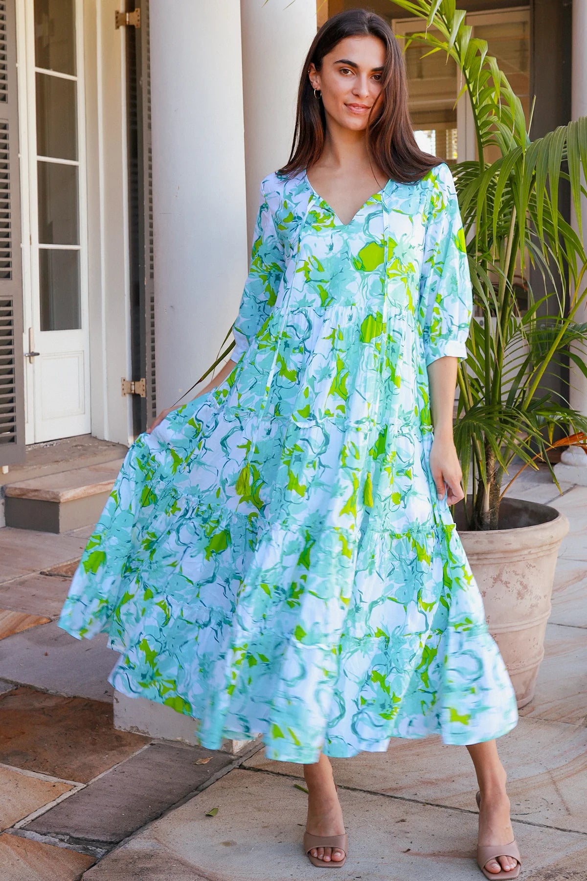 Shimona Dress Cornelia Lime