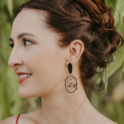 Tokyo Earrings Black