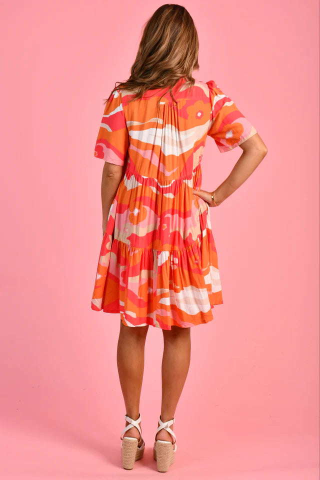 VICTORIA DRESS - SUMMER SUNRISE