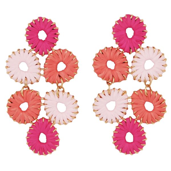 Alana Earrings Pink