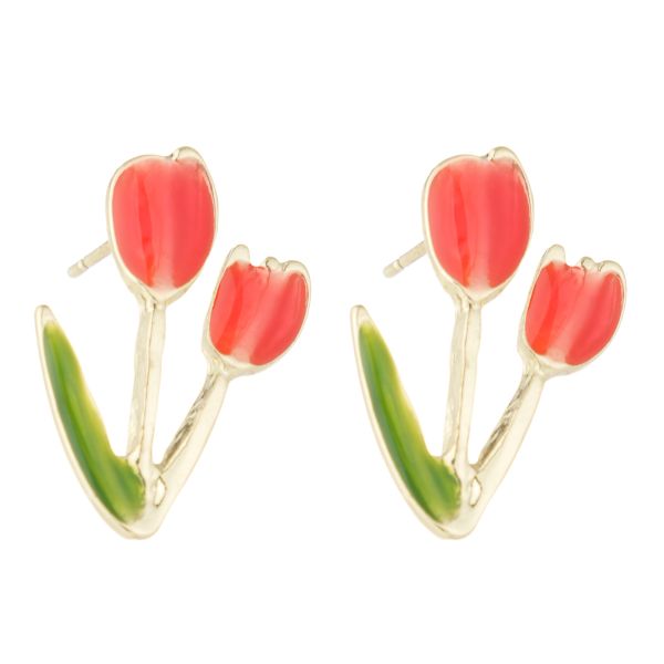 Holland Earrings Red