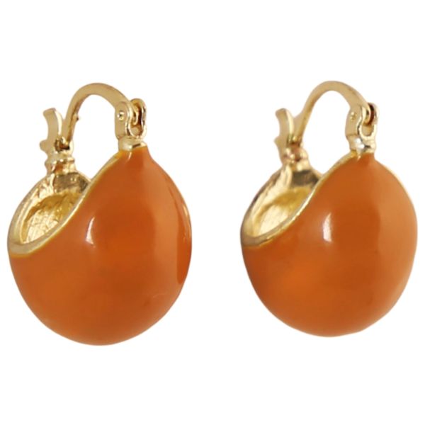 Maya Earrings Orange