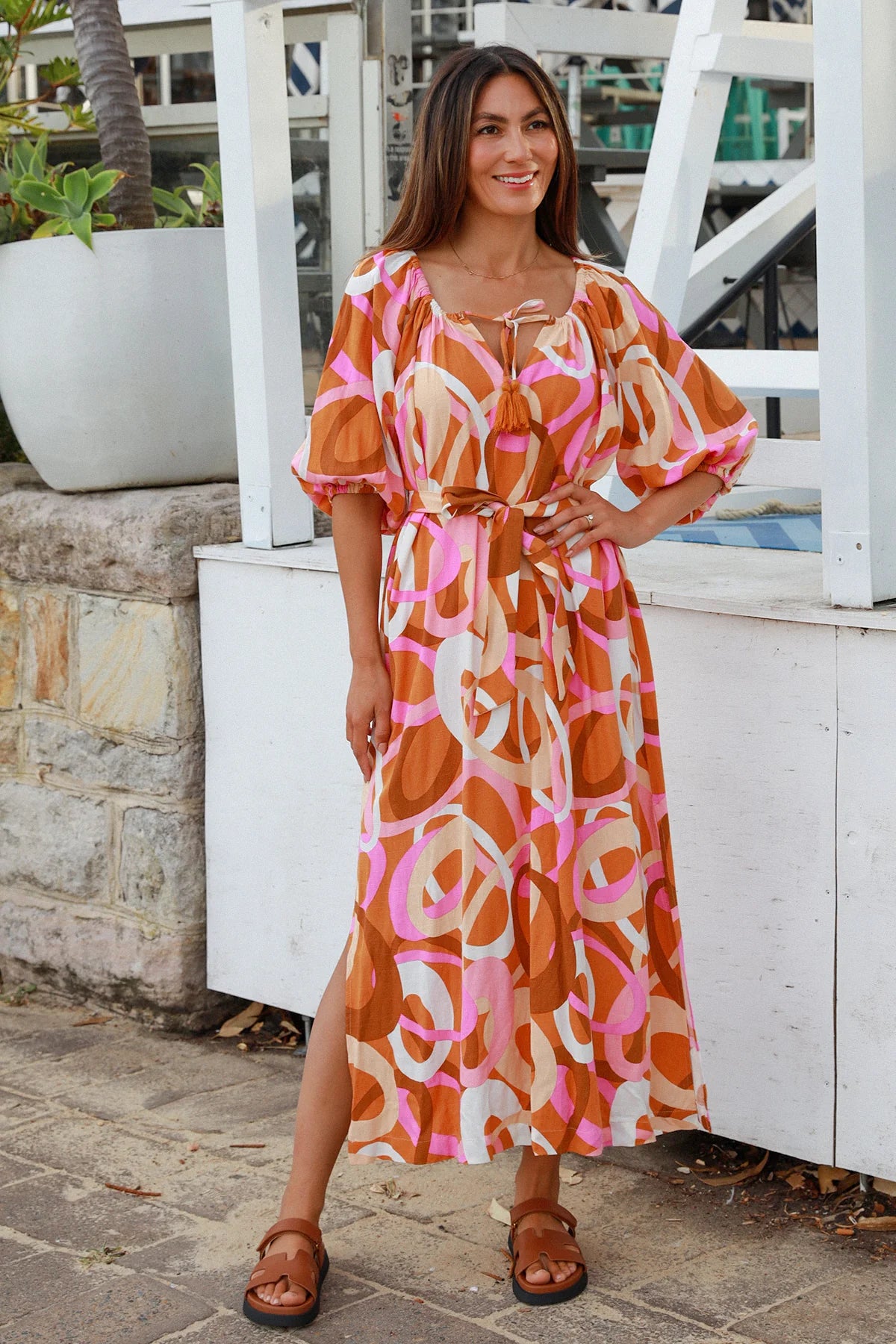Tiffany V-Neck Maxi Dress