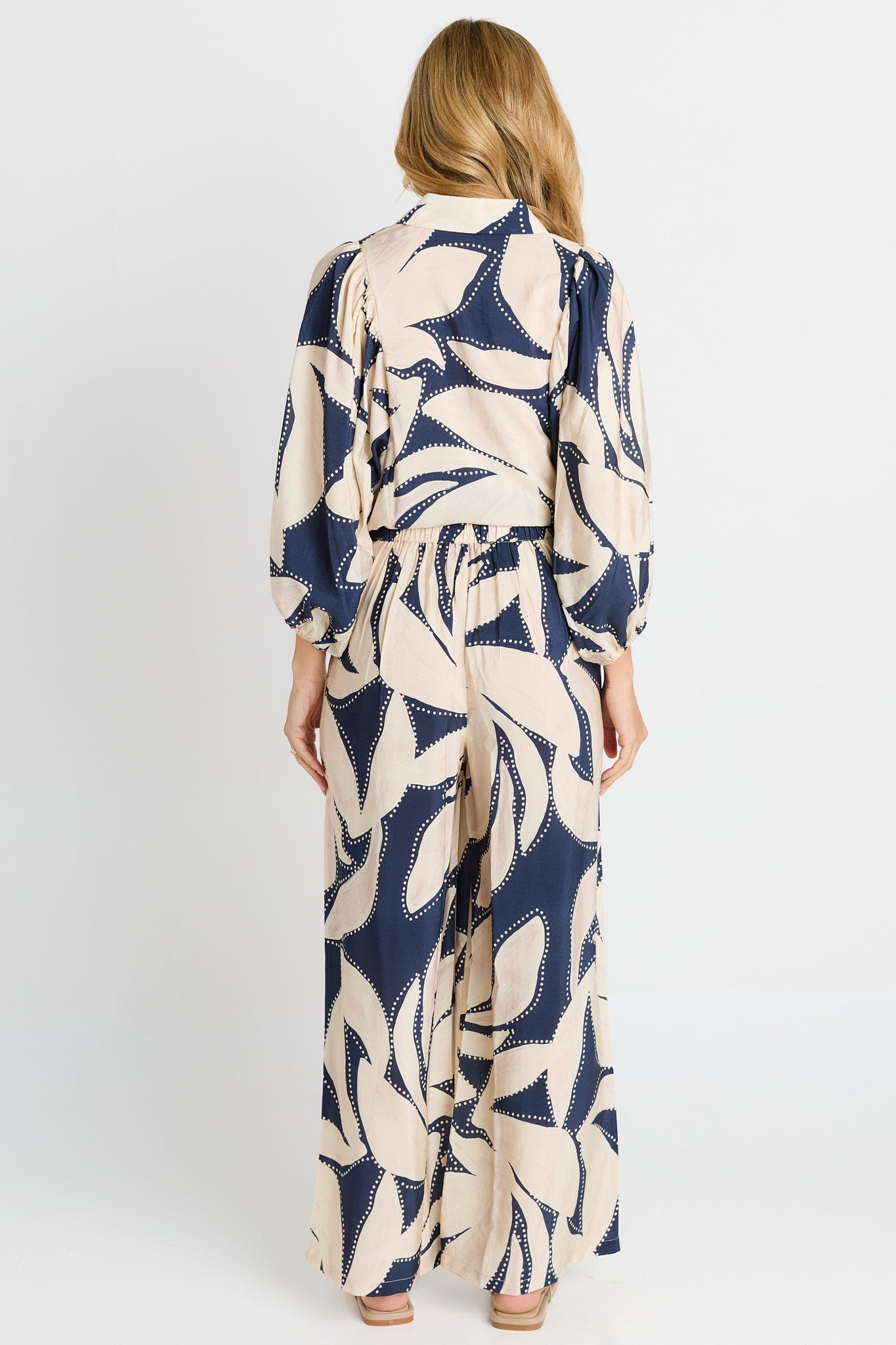 Zander Pant - Navy Floral Print