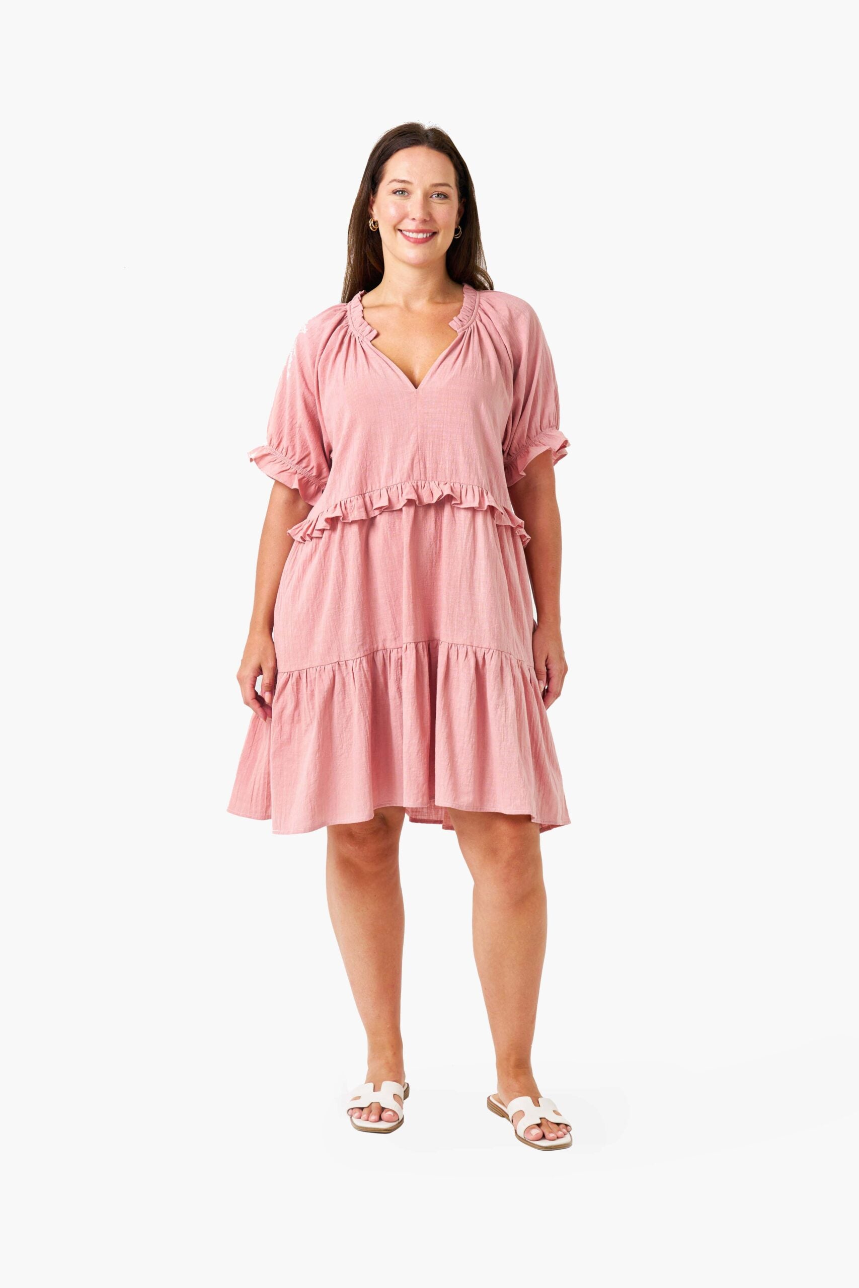 JASMI DRESS DUST PINK