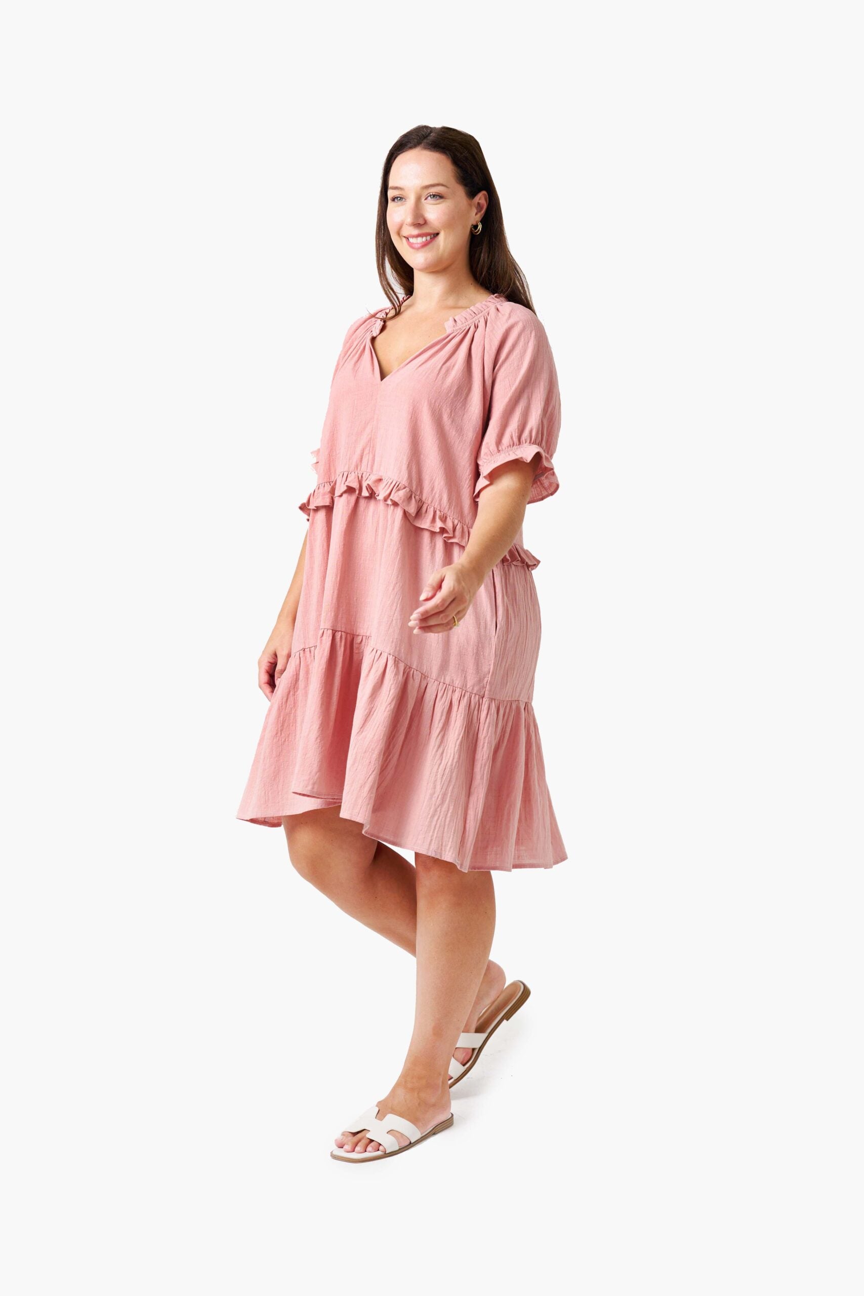 JASMI DRESS DUST PINK
