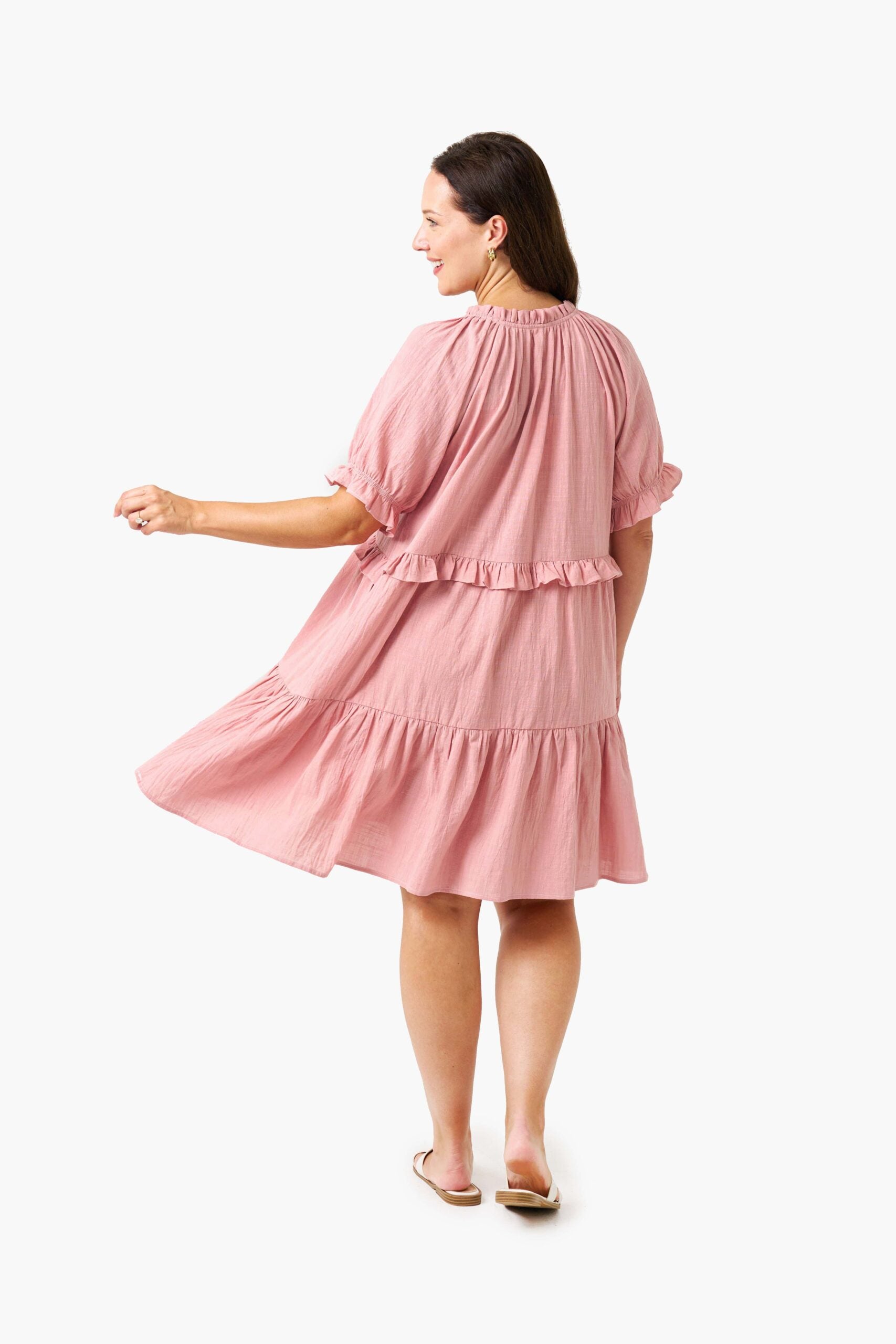 JASMI DRESS DUST PINK