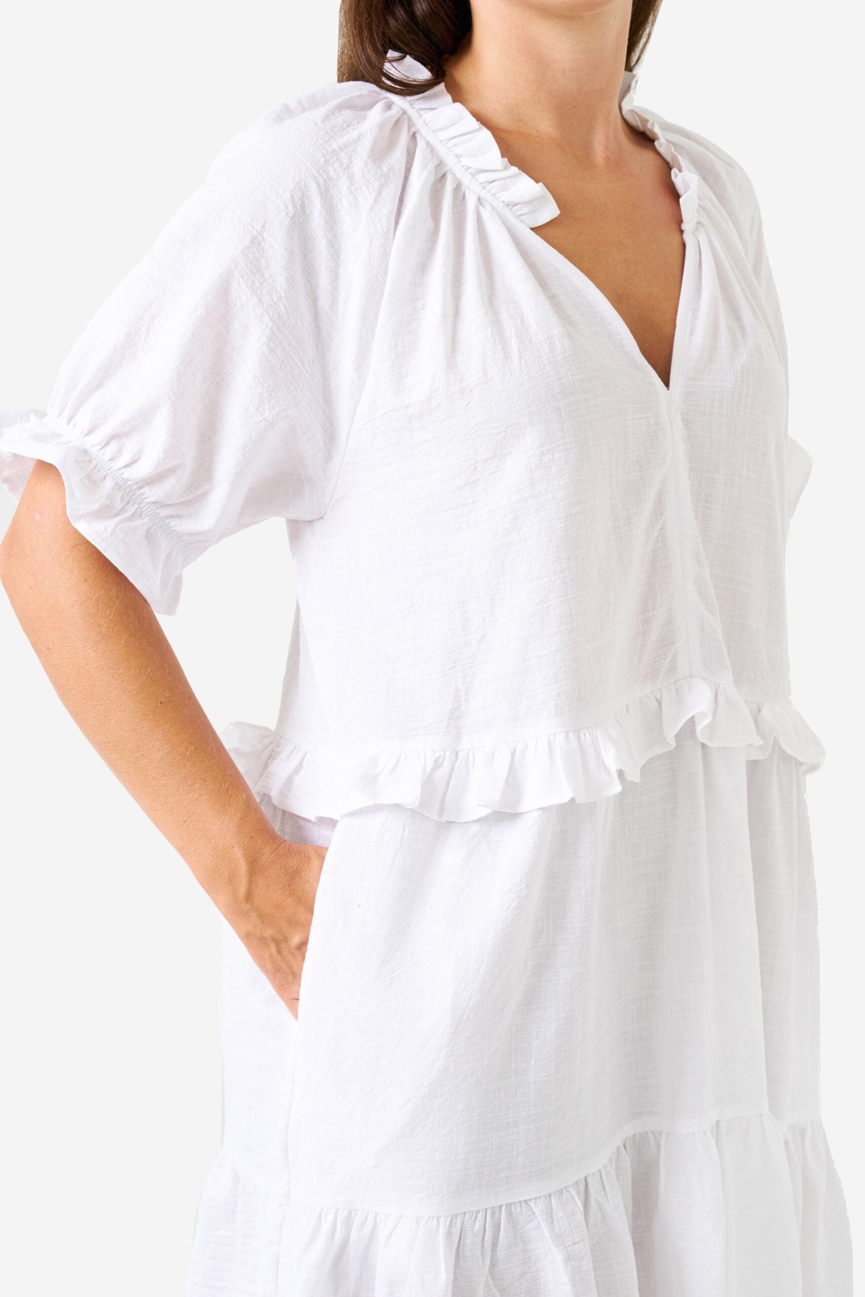 JASMI DRESS WHITE