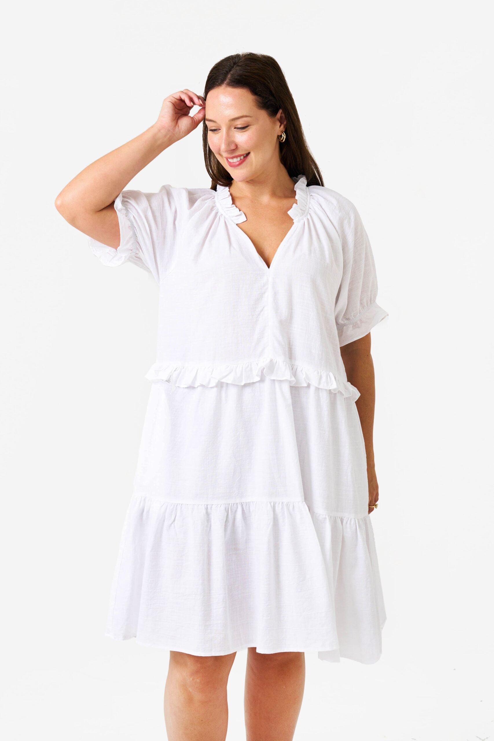 JASMI DRESS WHITE