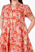 ALESHA DRESS PINK FLORAL