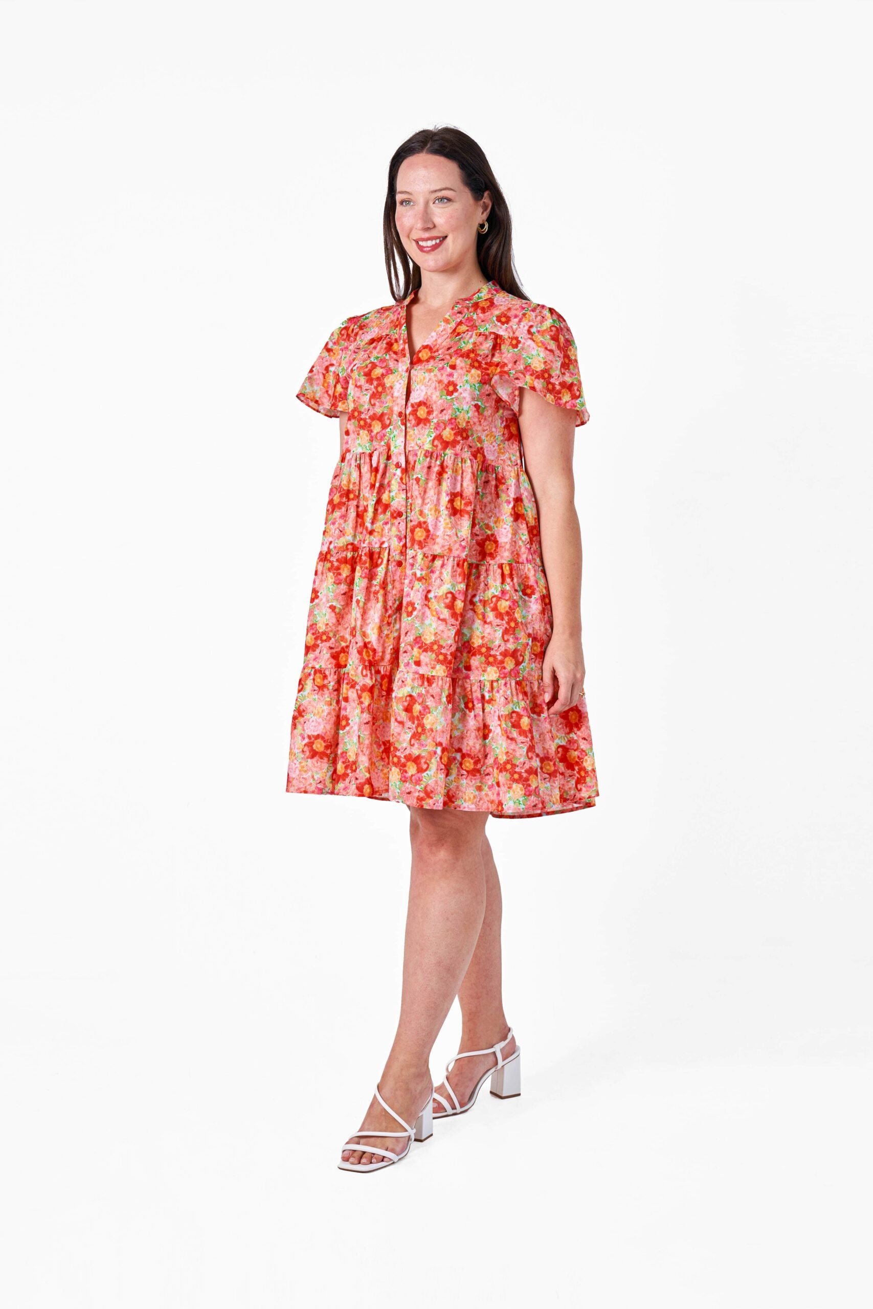 ALESHA DRESS PINK FLORAL